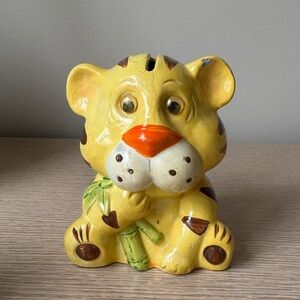 Vintage 70s Chalkware Bank